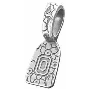 Silver Plated Floral Bail Silver Plated Floral Bail